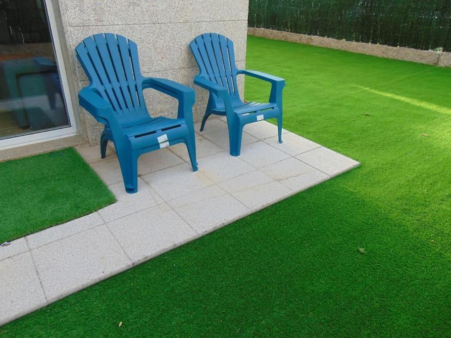 Apartamento Con Jardin 圣地亚哥－德孔波斯特拉 外观 照片
